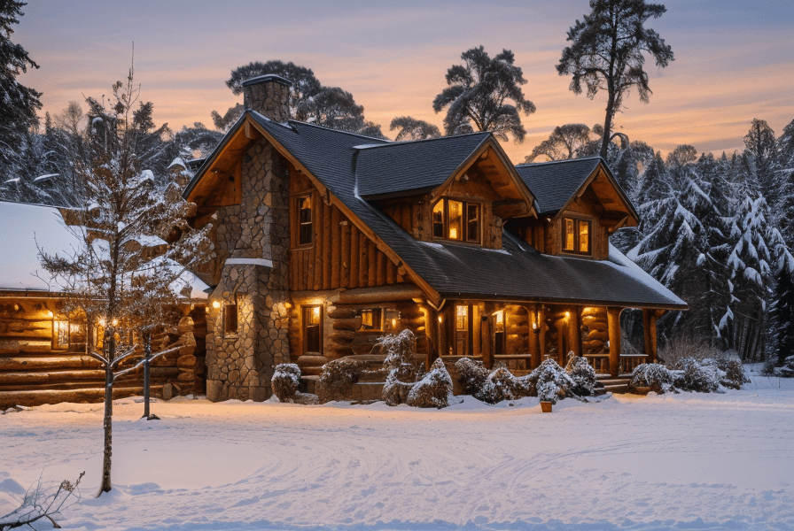 กระท่อมไม้สแกนดิเนเวียน preview